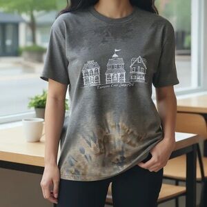 Victorian Cape May NJ tie dyed tee m